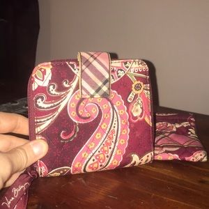 Two matching Vera Bradley wallets